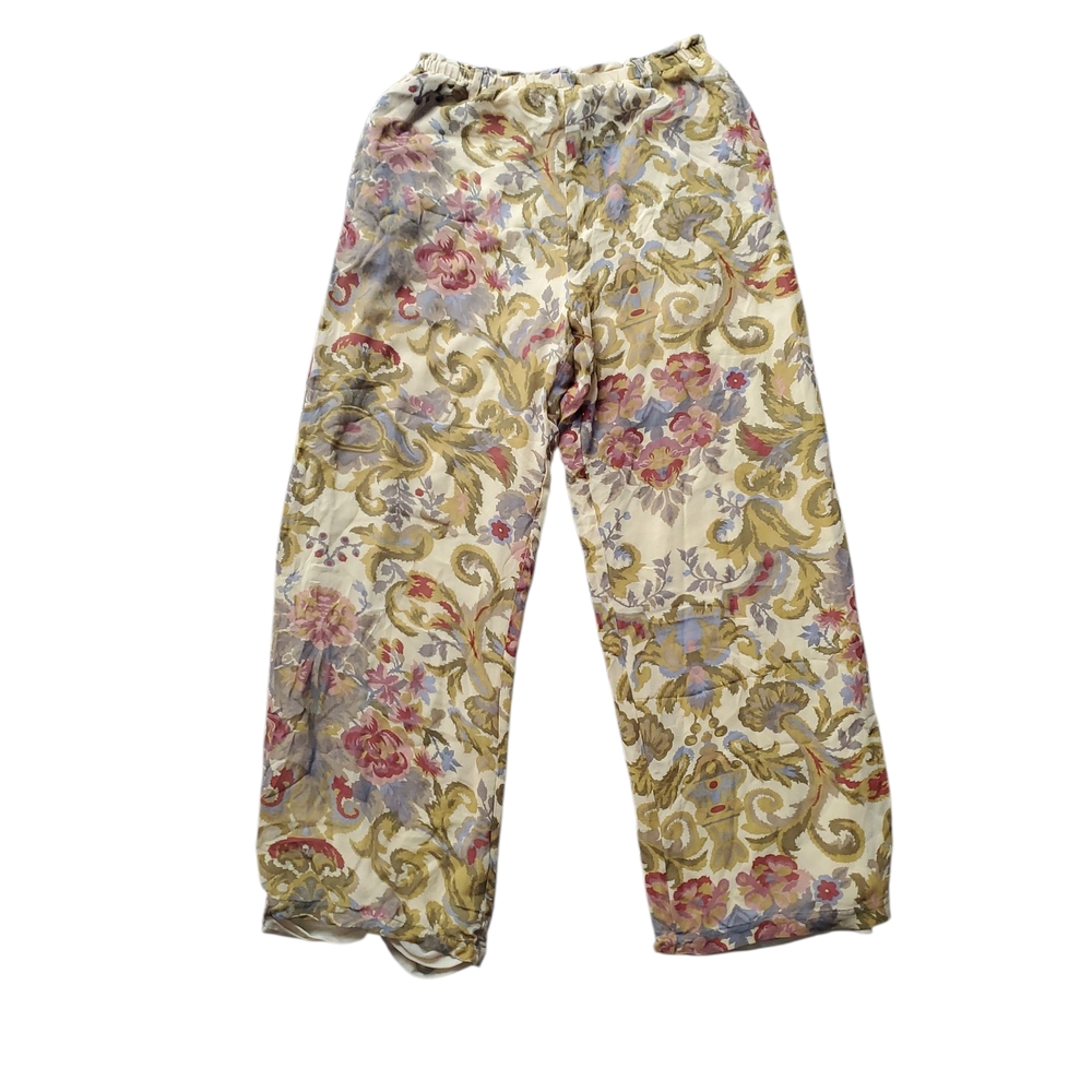 Charming Floral Casual Pants